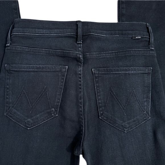 MOTHER The Weekender Deep End Wash Dark Gray/Black Denim Jeans – Size 27 - Picture 12 of 16